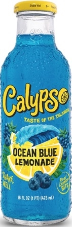 Calypso Lemonade Ocean Blue 12/473ml Sugg Ret $4.29 ***ON SALE 2 FOR $7.50***