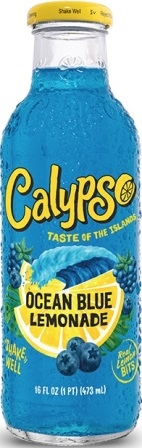 Calypso Lemonade Ocean Blue 12/473ml Sugg Ret $4.29