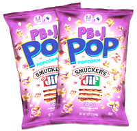 Candy Pop Popcorns Jif & Grape  12/149g  Sugg Ret $6.49