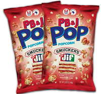 Candy Pop Popcorns Jif & Strawberry  12/149g  Sugg Ret $6.49