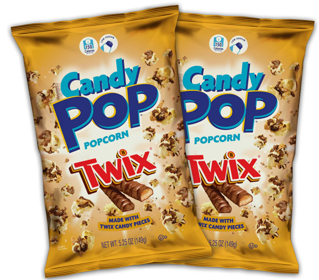 Candy Pop Popcorns Twix 1/149g  Sugg Ret $6.49