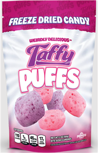 Candy Puffs Taffy Dried Peg Bag  10/100g Sugg Ret  $ 9.89