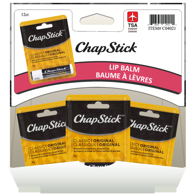 Chapstick Orignal Gravity Pack 12/4g Sugg Ret $6.90