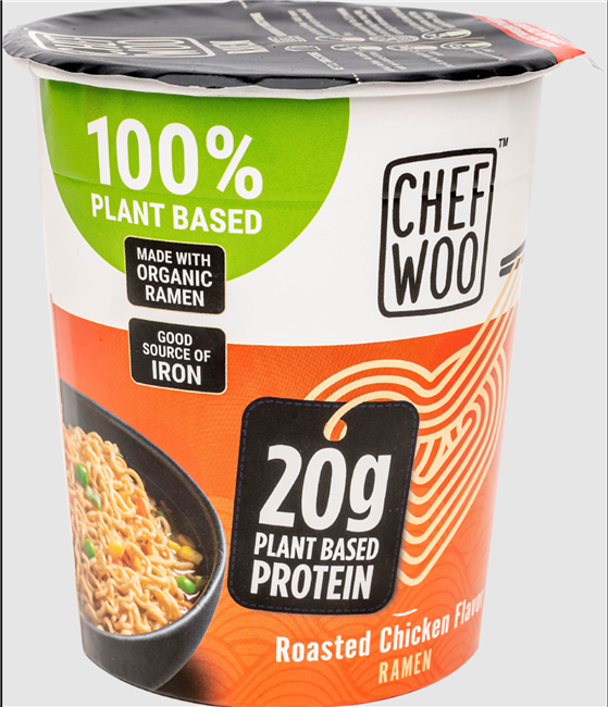 Chef Woo Roasted Chicken Cups 12/71g Sugg Ret $3.67