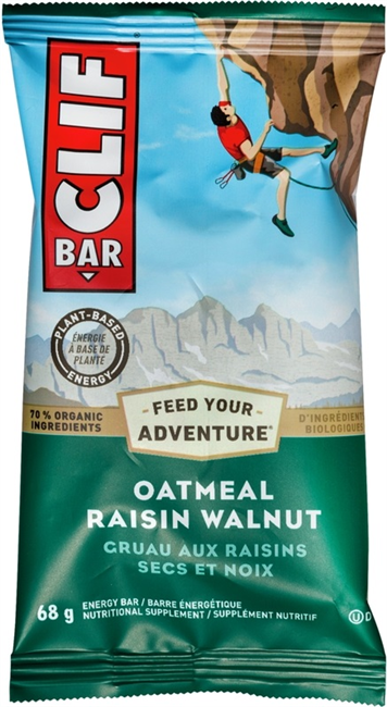 Clif Oatmeal Rasin Bar 12/68g Sugg Ret $3.99