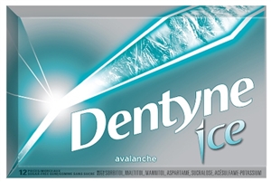 Dentyne Ice Avalanche Gum 12/ Sugg Ret $1.99