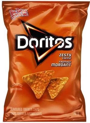 Doritos 70g Zesty Cheese 32's Sugg Ret $2.29