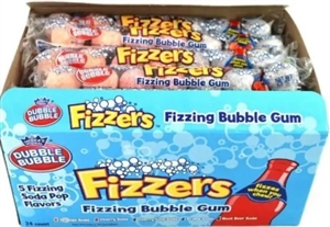 Dubble Bubble Fizz'n Bubble Gum 7 Gumball Tube 24/ Sugg Ret $1.29