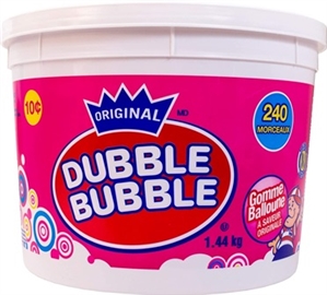 Dubble Bubble Pail 240 ct Sugg Ret $0.20