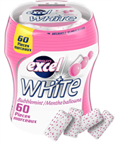 Excel White Bubblemint Bottle  6/83g Sugg Ret $8.29