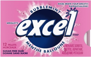 Excel Gum Bubblemint 12/ Sugg Ret $1.99