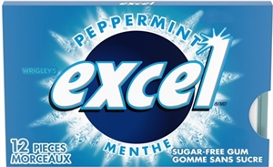 Excel Gum Peppermint 12/ Sugg Ret $1.99