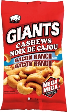 Giants Cashew Bacon Ranch 8/113g Sugg Ret $8.99