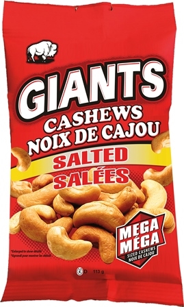 Giants Cashew Salted Original 8/113g Sugg Ret $8.99