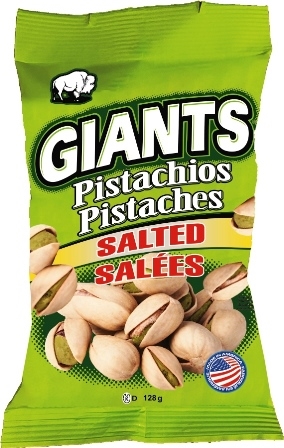 Giants Pistachios Salted Original 8/128g Sugg Ret $7.99