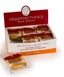 Grandmothers Regular Butter Tart 12/135g Sugg Ret $2.99