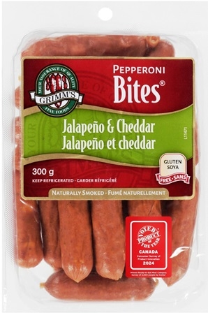 Grimm's 300g JalapeÃ±o & Cheddar Pepperoni Bites 10/300g Sugg Ret $8.99