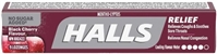 Halls Black Cherry No Sugar Added 20/34g Sugg Ret $1.99