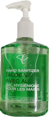 Hand Sanitizer PC Brand with Aloe Vera 1/236 ml Sugg Ret $4.29***PRICE DROP***