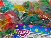 Huer 100g Assorted Gummy Shark 24/ Sugg Ret $2.49