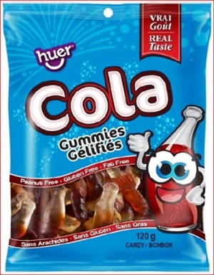 Huer 120g Cola Bottles 24/120g Sugg Ret $2.49