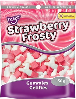 Huer 150g Strawberry Frosty Milkshake Bottles 12/150g Sugg Ret $4.29