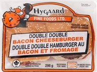 Hygaard Double Double Bacon Cheese Burger 1/298g Sugg Ret $12.99