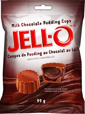 Jell-O Milk Chocolate Pudding Cups 12/99g Sugg Ret $3.89
