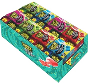 Juicy Drop Gum 2-n-1 Sour Gel and Bubblegum  16/70g Sugg Ret $3.99