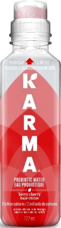 Karma Berry Cherry Probiotic Water 12/532ml Sugg Ret $4.89