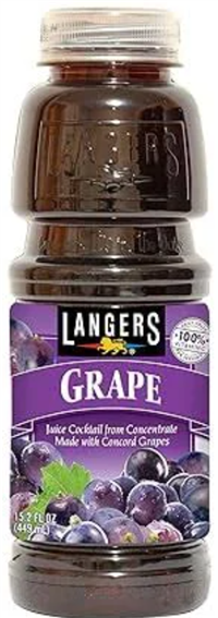 Langers Grape Juice Cocktil 12/450ml Sugg Ret $4.50