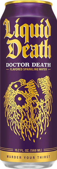 Liquid Death Doctor Death  12/568ml Sugg Ret $4.99