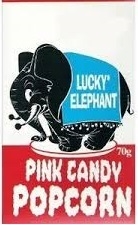 Lucky Elephant Pink Popcorn 12/70g Sugg Ret $3.49