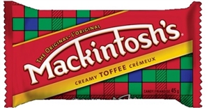 MacIntosh Toffee Bar 24/45g Sugg Ret $2.29