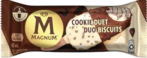 Magnum Cookie Duet Ice Cream Bar 12/90ml Sugg Ret $5.49