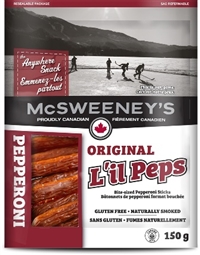 McSweeney's 150g Lil Peps Pepperoni Original Sticks 10/ Sugg Ret $7.99