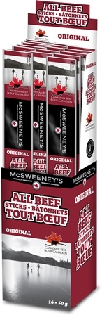 McSweeney's 50g All Beef Original Stick 16/50g Sugg Ret $3.39