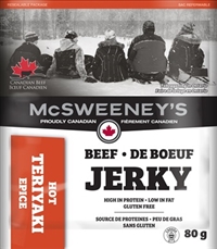 McSweeney's 80g Hot Teriyaki Beef Jerky 10/ Sugg Ret $8.59