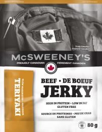McSweeney's 80g Teriyaki Beef Jerky 10/ Sugg Ret $8.59