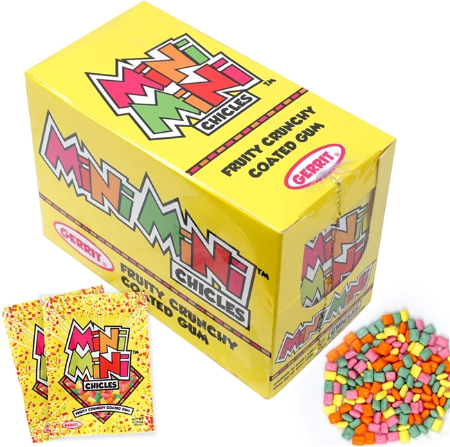 Mini Mini Fruit Gum 22.5g/12 Sugg Ret $1.92