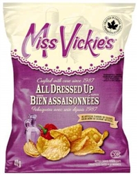 Miss Vickie's 40g All Dressed Up Kettle Potato Chip 40's Sugg Ret $1.89