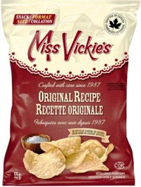 Miss Vickie's 55g Original Snack Size Kettle Potato Chip 36's Sugg Ret $2.29