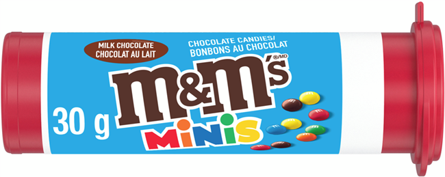 M&M's Milk Chocolate Minis 24/30g  Sugg Ret $2.29