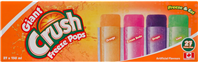 Mr Freeze Crush Freeze Pops 27/150ml