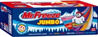 Mr Freeze Jumbo Pops Ice Freezie Sticks 60/150ml Sugg Ret $5.89 or $0.99 each