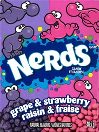 Nerds Grape Strawberry 24/46.7g Sugg Ret $2.29