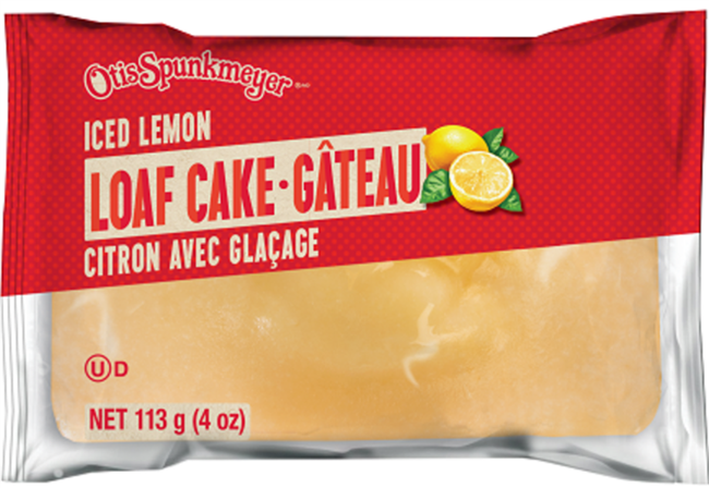 Otis Spunkmeyer Loaf Iced Lemon 1/113g  Sugg Ret $4.00