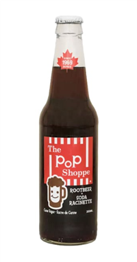 Pop Shoppe Root Beer Soda 12/355ml Sugg Ret $2.79