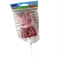 Peppa Pig Marshmallow Lollipop 30g/24 Sugg Ret $2.20