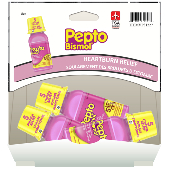 Pepto Bismol Gravity Pack 8/100ml  Sugg Ret $11.20